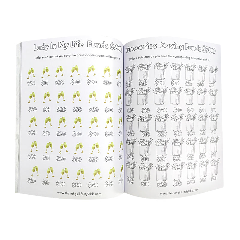 The Rich Girl Lifestyle Let's Get This Shmoney Men Saving Book-USA