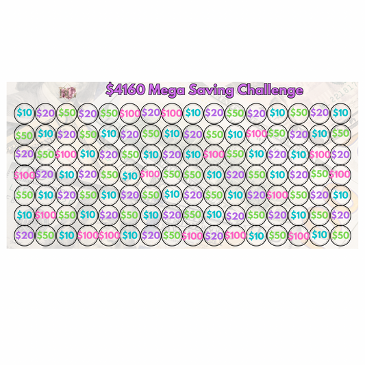 $4160 Mega Saving Challenge